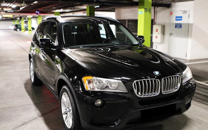 BMW X3 cena 54800 przebieg: 189250, rok produkcji 2012 z Poddębice małe 277